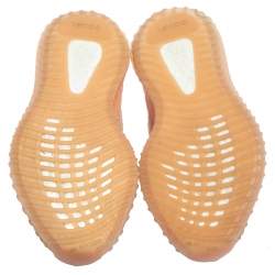 Pre Owned Adidas Yeezy Boost 350 V2 Cotton Knit Clay Sneakers Size 42 2/3