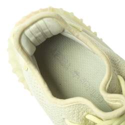 مملوكة مسبقًا Adidas Yeezy Boost 350 V2 Cotton Knit Ice Yellow Sneakers Size 42 2/3