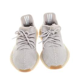 Pre Owned حذاء رياضي ييزي  x أديداس "بوست 350 ڨي2" "سيسام" تريكو قطن مقاس 41.5