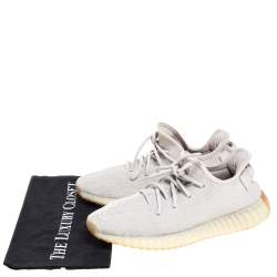 Pre Owned حذاء رياضي ييزي  x أديداس "بوست 350 ڨي2" "سيسام" تريكو قطن مقاس 41.5