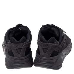 Pre Owned حذاء رياضي ييزي  x أديداس "ميكس ميديا بوست 700 فانتا" سويدي و قماش أسود مقاس 41.5