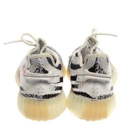 Pre Owned Yeezy x Adidas White/ Black Yeezy Boost 350 V2 Zebra Sneakers Size 43.5