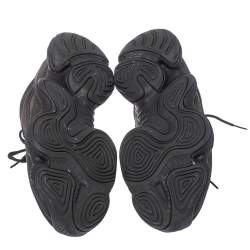 Pre Owned حذاء رياضي ييزي  x أديداس "500 يوتيليتي" سويدي و جلد و شبك أسود مقاس 42