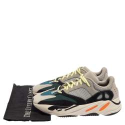 مملوكة مسبقًا Yeezy x adidas Multicolor Mesh And Suede Leather Boost 700 Wave Runner Sneakers Size 44 2/3
