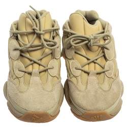 Pre Owned Yeezy x adidas Green Suede And Neoprene 500 Utility Ortholite Sneakers Size 44