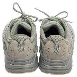 Pre Owned Yeezy x adidas Grey/Blue Mesh And Suede Leather Boost 700 V2 Inertia Sneakers Size 44