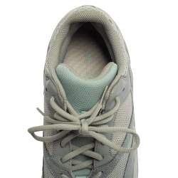 Pre Owned Yeezy x adidas Grey/Blue Mesh And Suede Leather Boost 700 V2 Inertia Sneakers Size 44