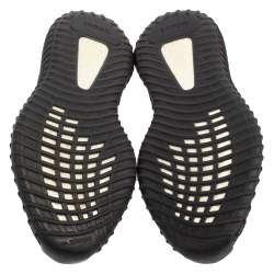 مملوكة مسبقًا Yeezy x Adidas Black Knit Fabric Boost 350 V2 Sneakers Size 46