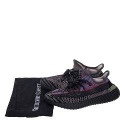 Pre Owned Yeezy x Adidas Multicolor Yecheil Cotton Knit Boost 350 V2 Sneakers Size FR 40 2/3
