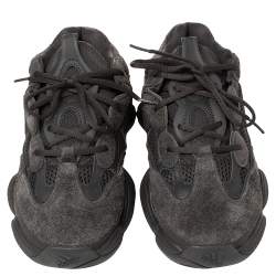 مملوكة مسبقًا حذاء رياضي ييزي × اديداس يوتيليتي 500 في2 دزرت رات سويدي وشبك أسود مقاس 44