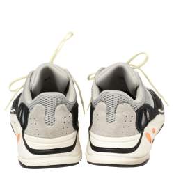 Pre Owned Yeezy x adidas Multicolor Mesh And Suede Boost 700 Wave Runner Sneakers Size 44