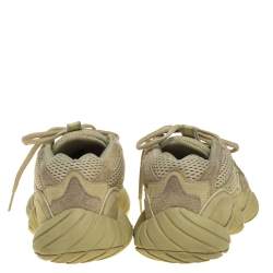 مملوكة مسبقًا Yeezy x Adidas Super Moon Yellow Mesh And Suede 500 Sneakers Size 38 2/3