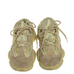 مملوكة مسبقًا Yeezy x Adidas Super Moon Yellow Mesh And Suede 500 Sneakers Size 38 2/3