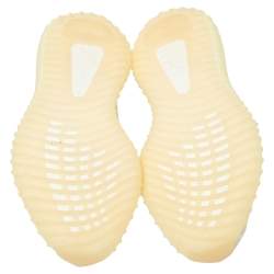 مملوكة مسبقًا Yeezy x Adidas Cotton Knit Boost 350 V2 Triple White Sneakers Size 40