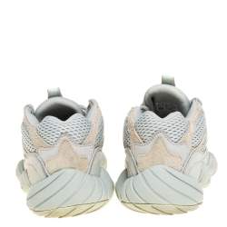 Pre Owned Yeezy x Adidas Suede and Mesh Yeezy 500 Salt Sneakers Size 39