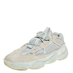 Yeezy x Adidas Suede and Mesh Yeezy 500 Salt Sneakers Size 39