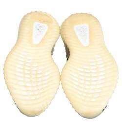 Pre Owned Adidas Yeezy Boost Knit Fabric 350 V2 Carbon Sneakers Size 42 2/3