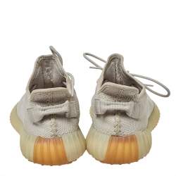 Pre Owned حذاء رياضي ييزي x أديداس بوست 350 في2 سيسام تريكو قط ن بيج مقاس 42