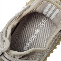 Pre Owned حذاء رياضي ييزي x أديداس بوست 350 في2 سيسام تريكو قطن بيج مقاس 42