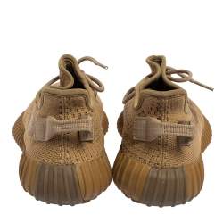 Pre Owned حذاء رياضي ييزي x أديداس بوست 350 V2  تريكو بني مقاس 40.5