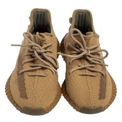 Pre Owned حذاء رياضي ييزي x أديداس بوست 350 V2  تريكو بني مقاس 40.5