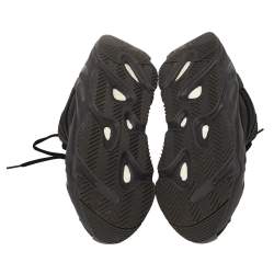 مملوكة مسبقًا Yeezy x Adidas Black/Grey Suede And Canvas Boost 700 V2 Vanta Sneakers Size 42