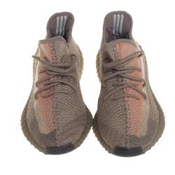 Pre Owned حذاء رياضي أديداس ييزي بوست 350 V2 رصاصي مصفر  مقاس فرنسي 46 2/3