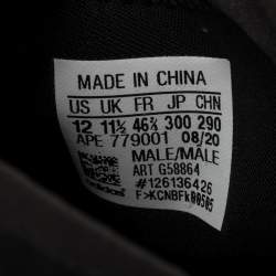 مملوكة مسبقًا حذاء رياضي ييزي x أديداس كوانتام قطن تريكو رصاصي/أزرق مقاس 46 2/3