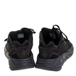 Pre Owned حذاء رياضي ييزي x أديداس بوست 700 في تو فانتا قماش وسويدي رصاصي داكن برباط مقاس 43.5