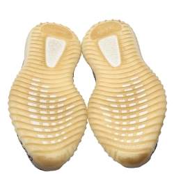 Pre Owned Yeezy x adidas Multicolor Knit Fabric Boost 350 V2 Ash Pearl Sneakers Size 44 2/3