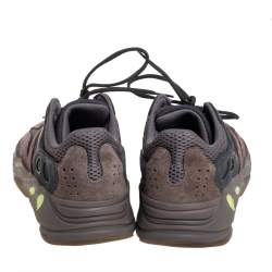 مملوكة مسبقًا Yeezy x adidas Grey Mesh And Suede Boost 700 V2 Geode Sneakers Size 46