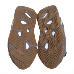 مملوكة مسبقًا Yeezy x adidas Grey Mesh And Suede Boost 700 V2 Geode Sneakers Size 46