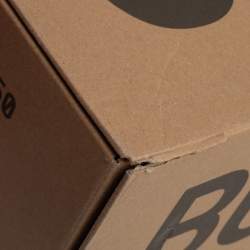 مملوكة مسبقًا Yeezy x adidas White/Blue Knit Fabric Boost 350 V2 Cloud White Non Reflective Sneakers Size 42 2/3