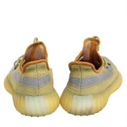 م�ملوكة مسبقًا Yeezy x adidas Green Knit Fabric Boost 350 V2 Marsh Sneakers Size 42