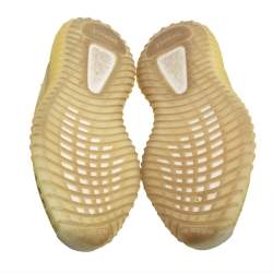 مملوكة مسبقًا Yeezy x adidas Green Knit Fabric Boost 350 V2 Marsh Sneakers Size 42