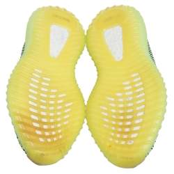 مملوكة مسبقًا Yeezy x Adidas Green Knit Fabric Boost 350 V2 Yeezreel Low Top  Sneakers Size 39 1/3