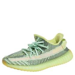 Yeezy x Adidas Green Knit Fabric Boost 350 V2 Yeezreel Low Top