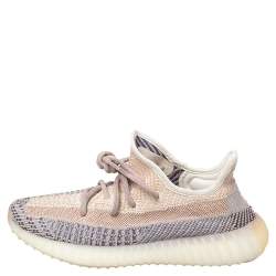 مملوكة مسبقًا Yeezy x adidas Multicolor Knit Fabric Boost 350 V2  Ash Pearl Sneakers Size 39 1/3
