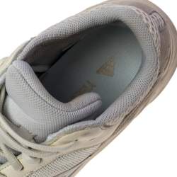 Pre Owned Yeezy x Adidas White Mesh And Suede Boost 700 Analog Sneakers Size 42