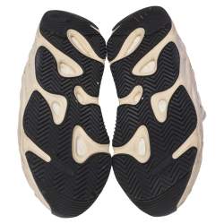 Pre Owned Yeezy x Adidas White Mesh And Suede Boost 700 Analog Sneakers Size 42