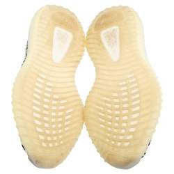 Pre Owned حذاء رياضي ييزي x أديداس بوست 350 ڨي2 زيبرا قماش تريكو أسود/أبيض منخفض من أعلى مقاس 38 2/3 