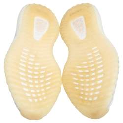 Pre Owned حذاء رياضي ييزي  x أديداس بوست 350 V2 تريبل تريكو قطن أبيض مقاس 41 1/3