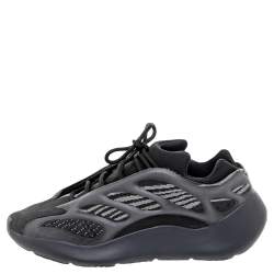 مملوكة مسبقًا Yeezy x Adidas Black Knit Fabric And Polyurethane 700 V3 Alvah Sneakers Size 41 1/3