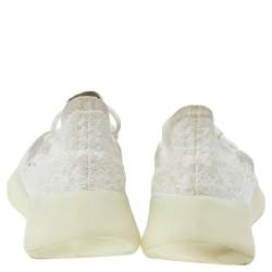 Pre Owned Yeezy x adidas Mint Green/Grey Knit Fabric Boost 380 Calcite Glow Sneakers Size 44 2/3