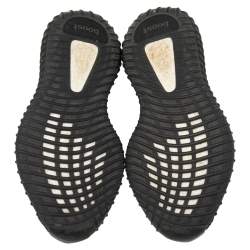 Pre Owned حذاء رياضي ييزي x أديداس بوست 350 V2  ستاتيك ريفلكتيف قماش تريكو أسود مقاس 39 1/3