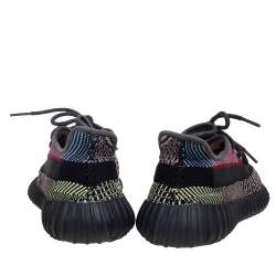 Pre Owned حذاء رياضي ييزي وأديداس بوست 350 في2 يشيل قماش تريكو متعدد الألوان مقاس 43 2/3