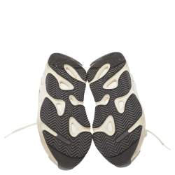 Pre Owned Yeezy x Adidas Cream Mesh, Leather, And Suede Boost 700 Analog Low Top Sneakers Size 39 1/3