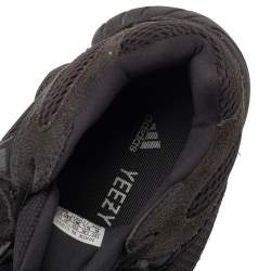 Pre Owned حذاء رياضي ييزي x اديداس ييزي 500 سويدي وشبك أسود يوتيلتي عنق منخفض مقاس 38 2/3