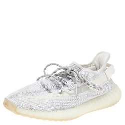 Yeezy x adidas White/Grey Knit Fabric Boost 350 V2 Static