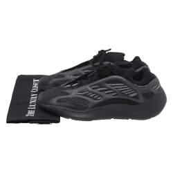 Pre Owned Yeezy x Adidas Black Knit Fabric And Polyurethane 700 V3 Alvah Low Top Sneakers Size 46 2/3